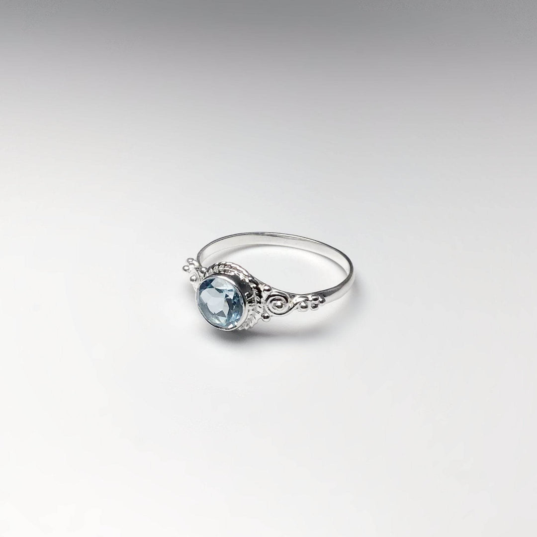 Blue Topaz Ring-Rocks and Gems Canada