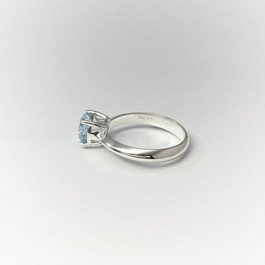 Blue Topaz Ring-Rocks and Gems Canada