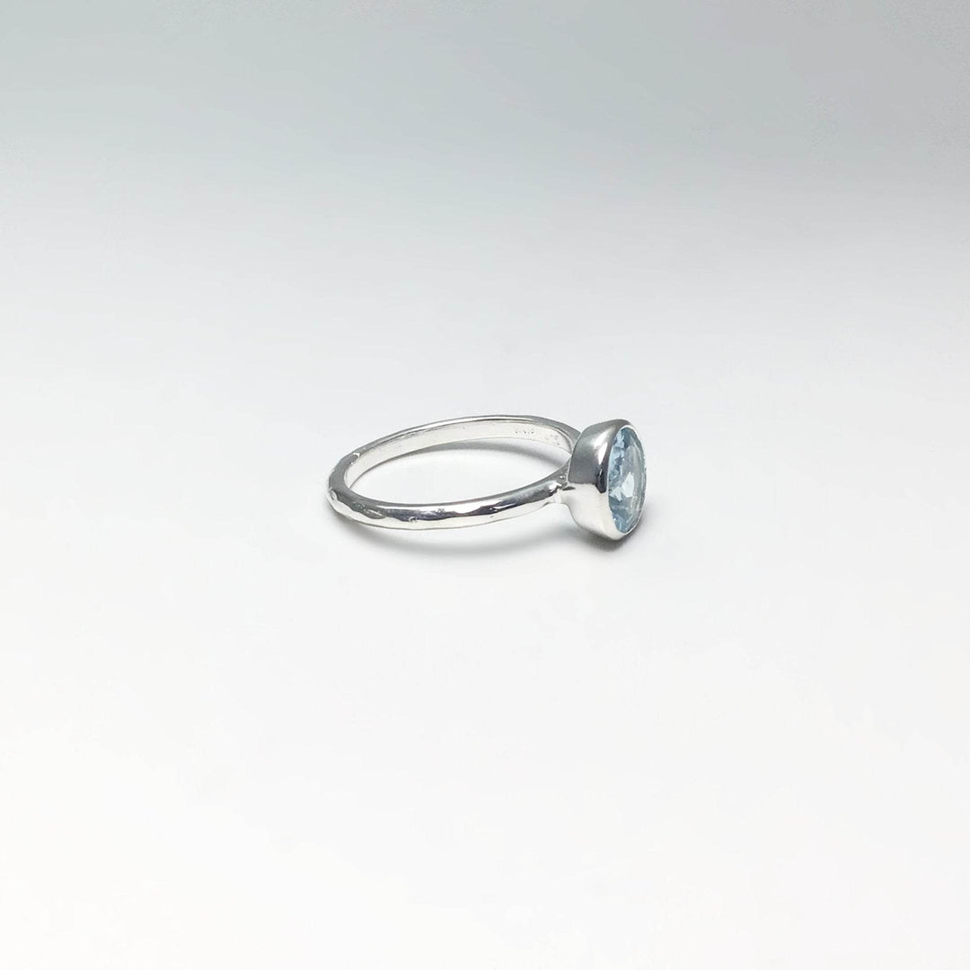 Blue Topaz Ring-Rocks and Gems Canada