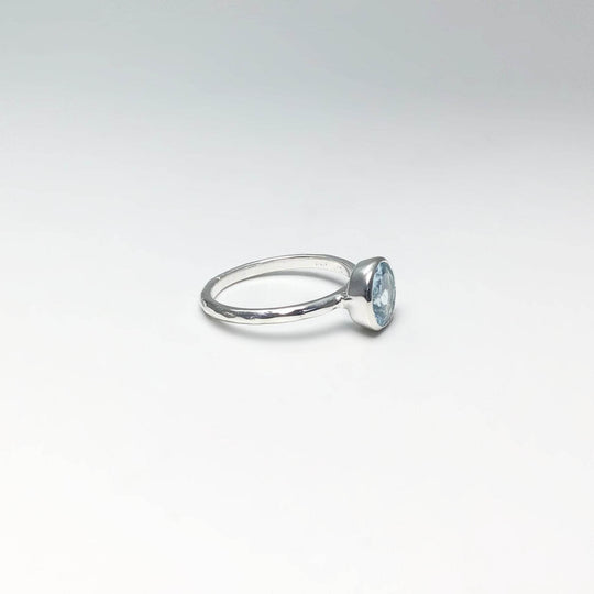 Blue Topaz Ring-Rocks and Gems Canada