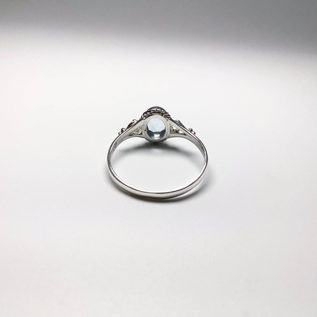 Blue Topaz Ring-Rocks and Gems Canada