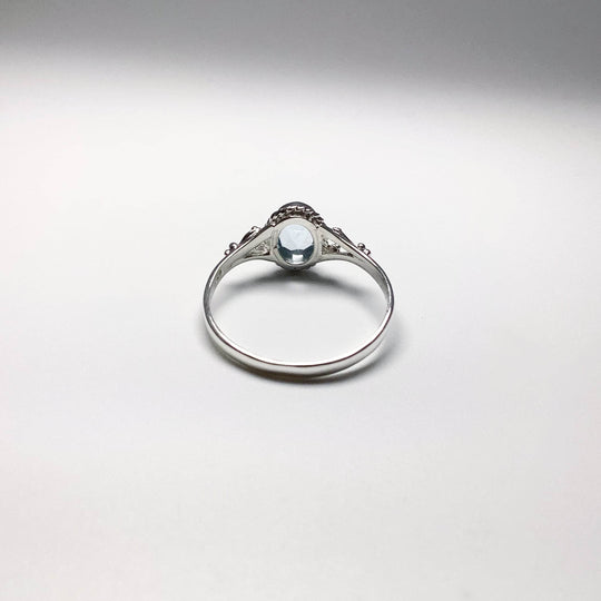 Blue Topaz Ring-Rocks and Gems Canada