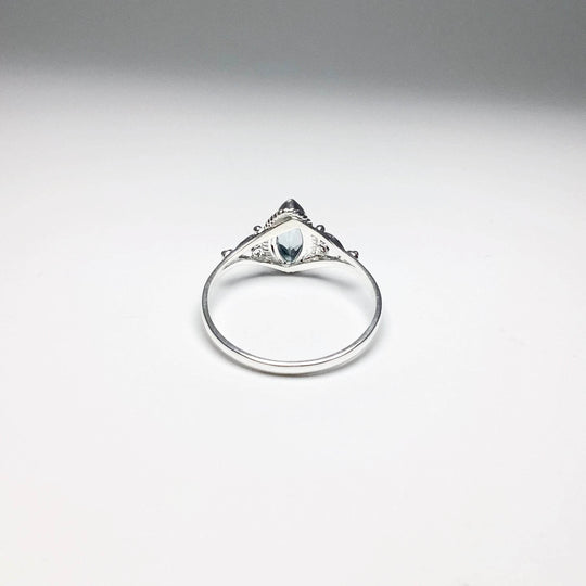 Blue Topaz Ring-Rocks and Gems Canada
