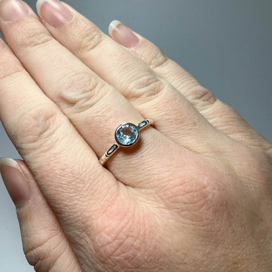 Blue Topaz Ring-Rocks and Gems Canada