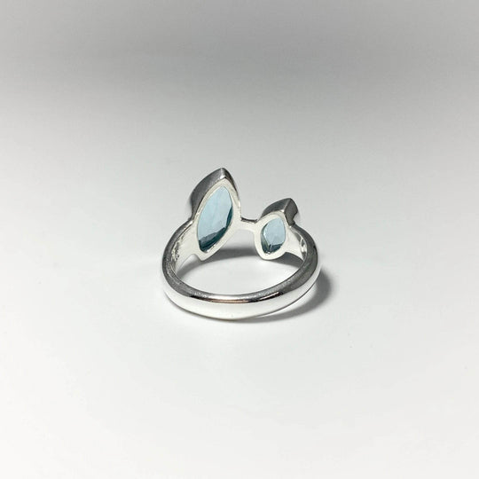 Blue Topaz Ring-Rocks and Gems Canada