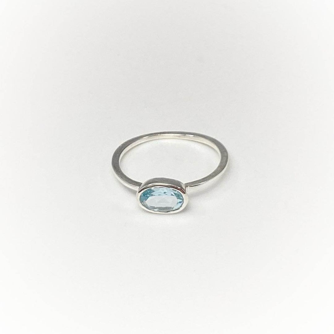 Blue Topaz Ring-Rocks and Gems Canada