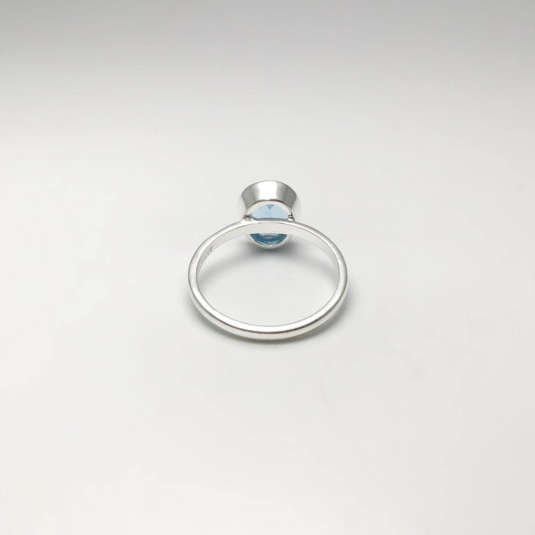 Blue Topaz Ring-Rocks and Gems Canada