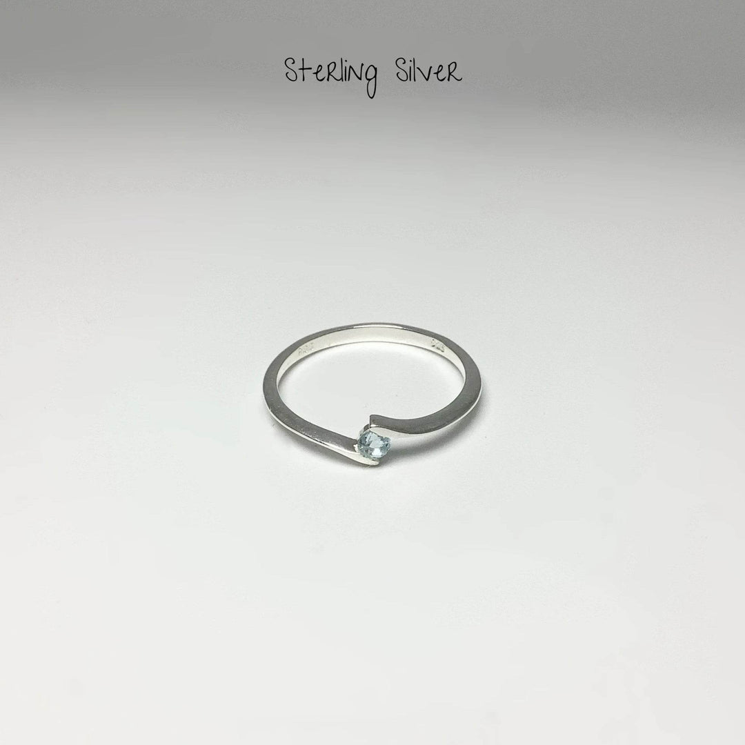 Blue Topaz Ring-Rocks and Gems Canada