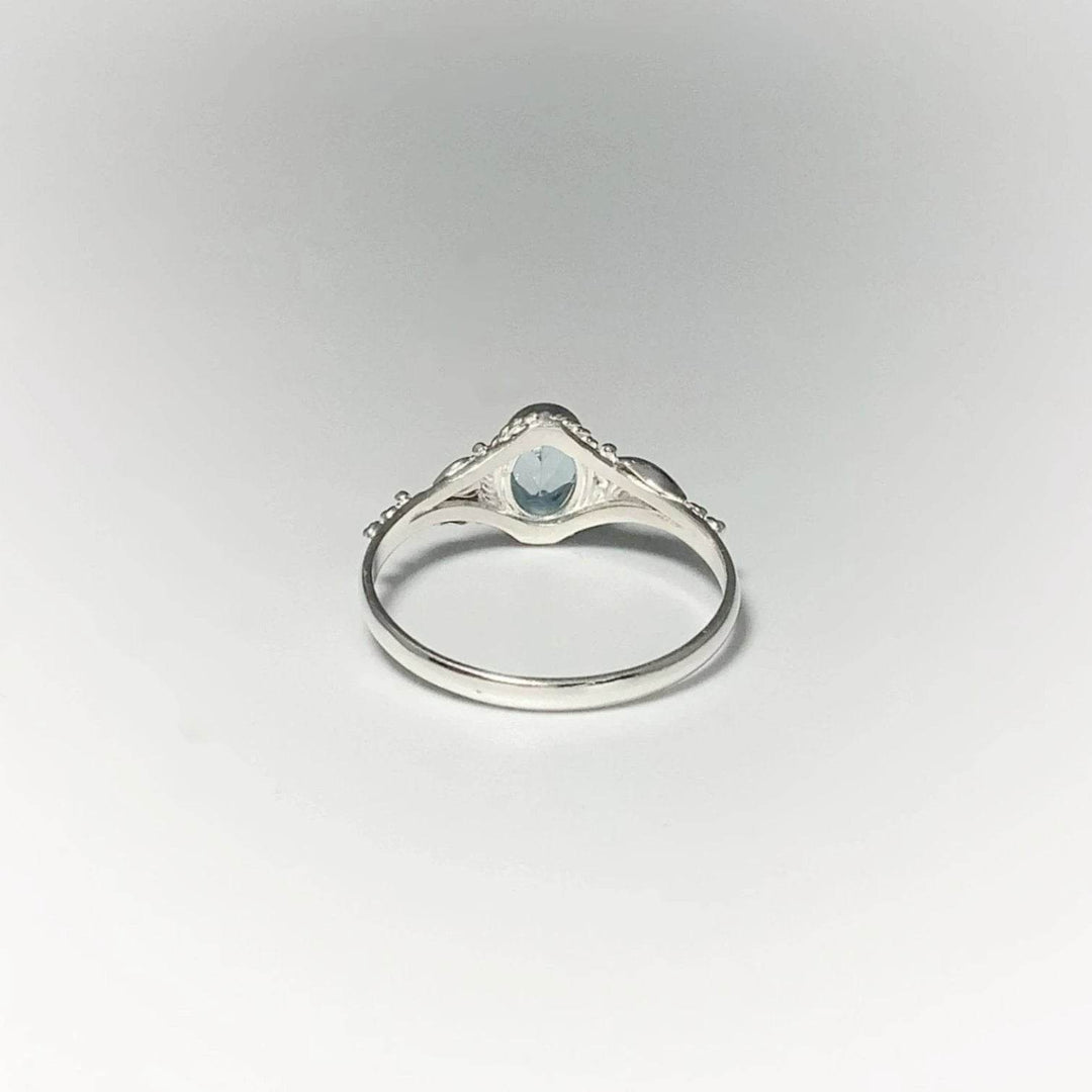 Blue Topaz Ring-Rocks and Gems Canada