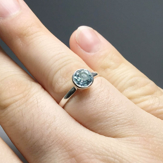 Blue Topaz Ring-Rocks and Gems Canada