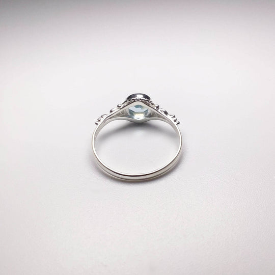 Blue Topaz Ring-Rocks and Gems Canada
