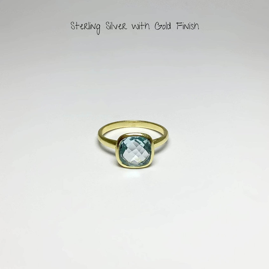 Blue Topaz Ring-Rocks and Gems Canada