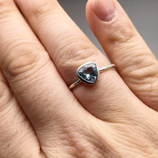 Blue Topaz Ring-Rocks and Gems Canada