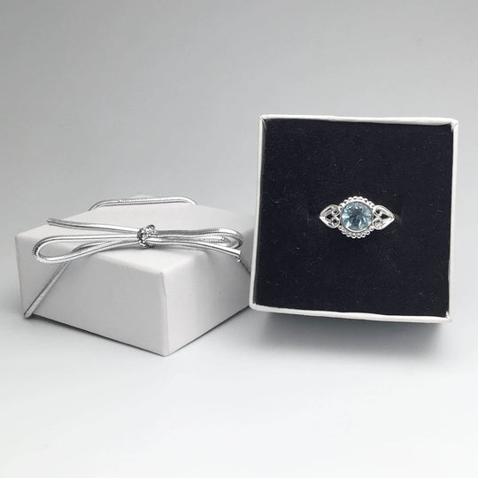 Blue Topaz Ring-Rocks and Gems Canada