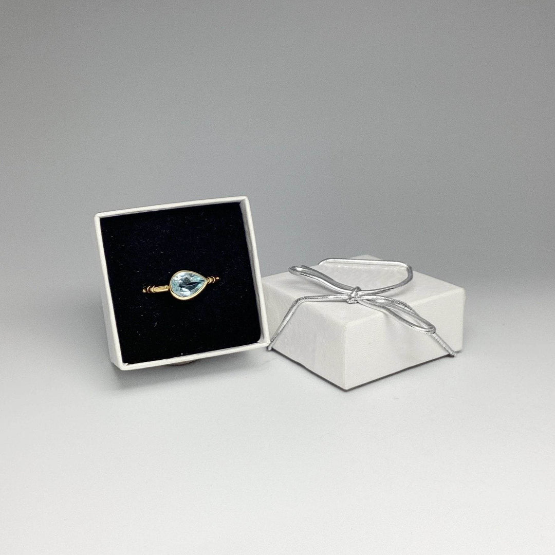Blue Topaz Ring-Rocks and Gems Canada