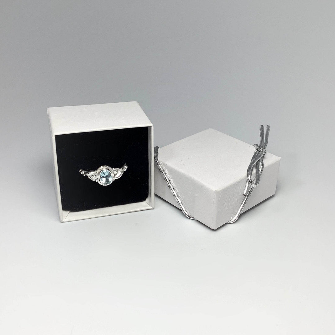 Blue Topaz Ring-Rocks and Gems Canada