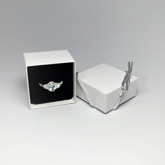 Blue Topaz Ring-Rocks and Gems Canada