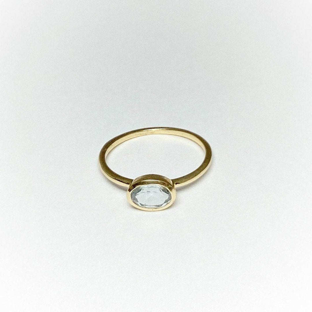 Blue Topaz Ring-Rocks and Gems Canada