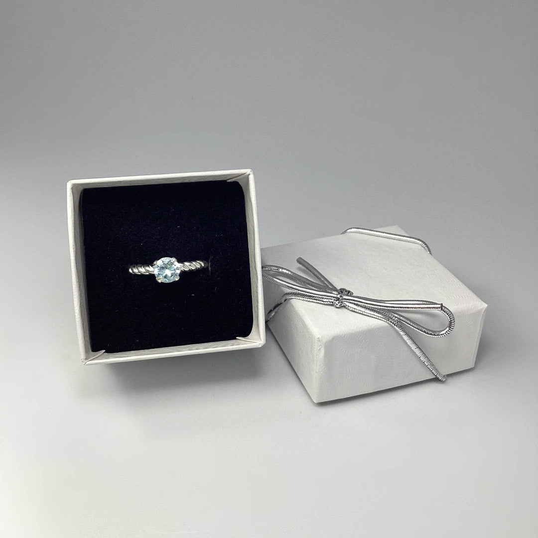 Blue Topaz Ring-Rocks and Gems Canada