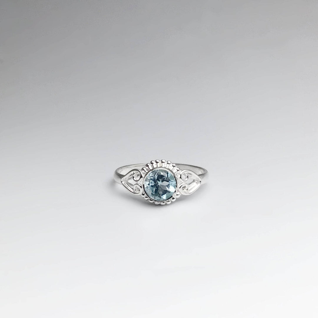 Blue Topaz Ring-Rocks and Gems Canada