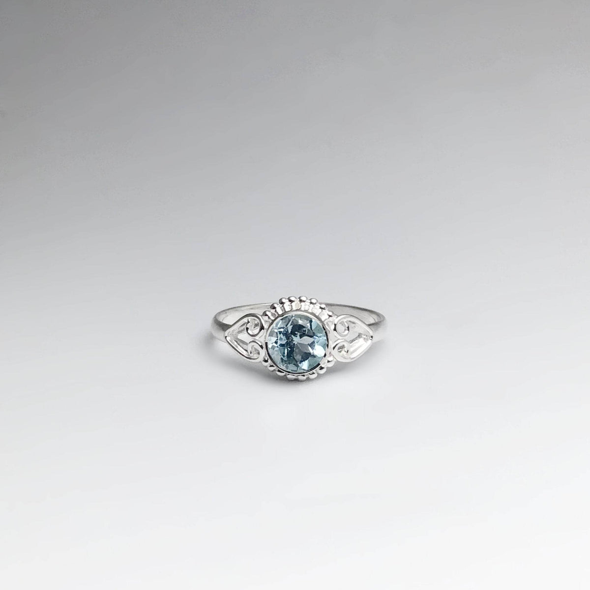 Blue Topaz Ring-Rocks and Gems Canada
