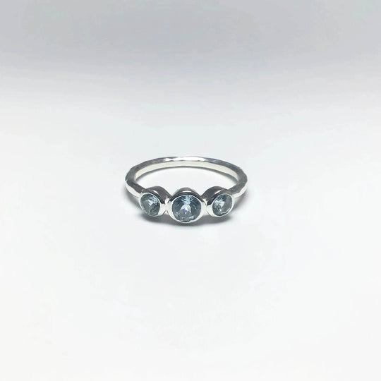 Blue Topaz Ring-Rocks and Gems Canada