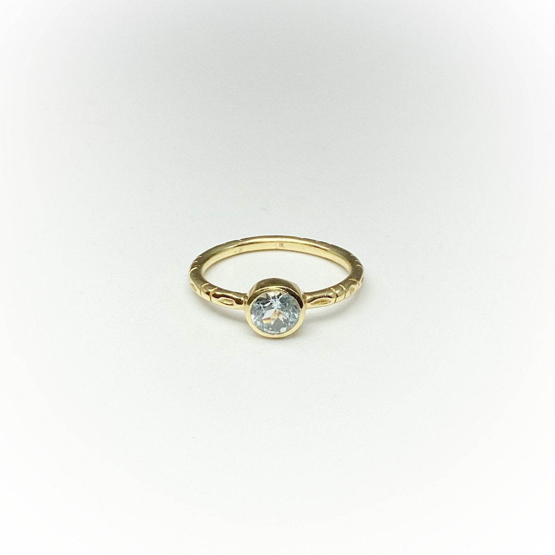 Blue Topaz Ring-Rocks and Gems Canada