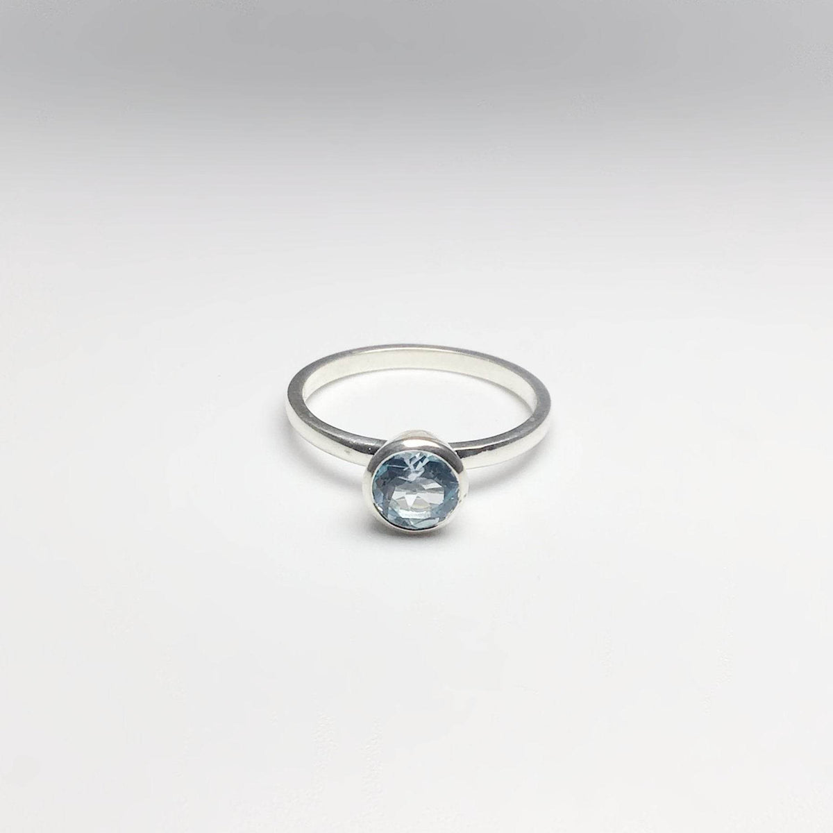 Blue Topaz Ring-Rocks and Gems Canada