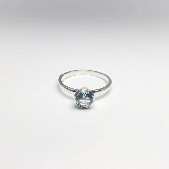 Blue Topaz Ring-Rocks and Gems Canada