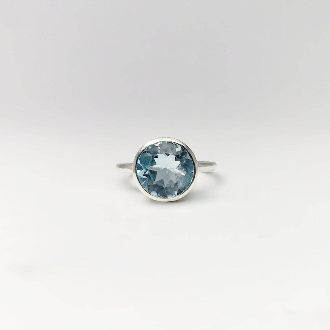 Blue Topaz Ring-Rocks and Gems Canada