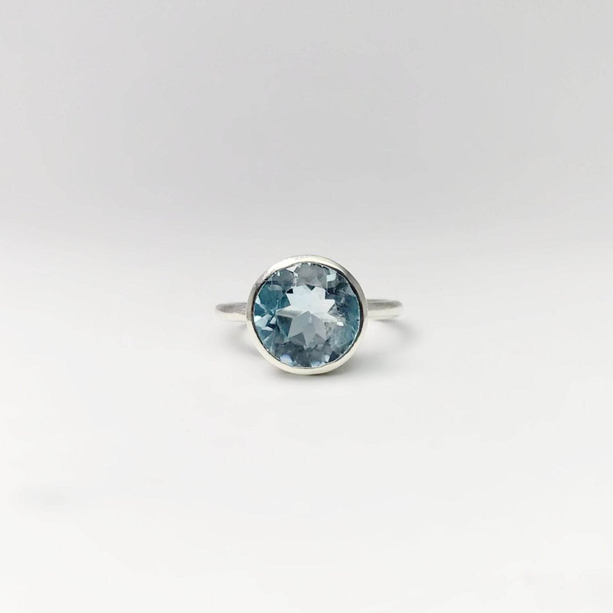 Blue Topaz Ring-Rocks and Gems Canada