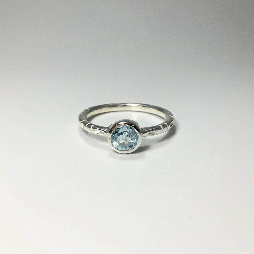 Blue Topaz Ring-Rocks and Gems Canada
