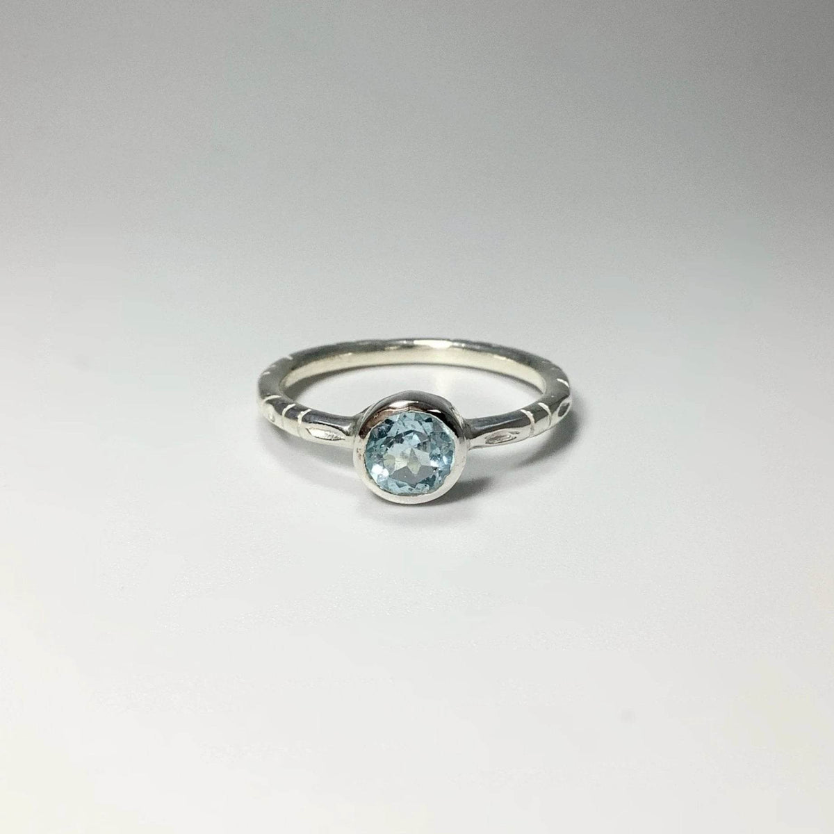 Blue Topaz Ring-Rocks and Gems Canada