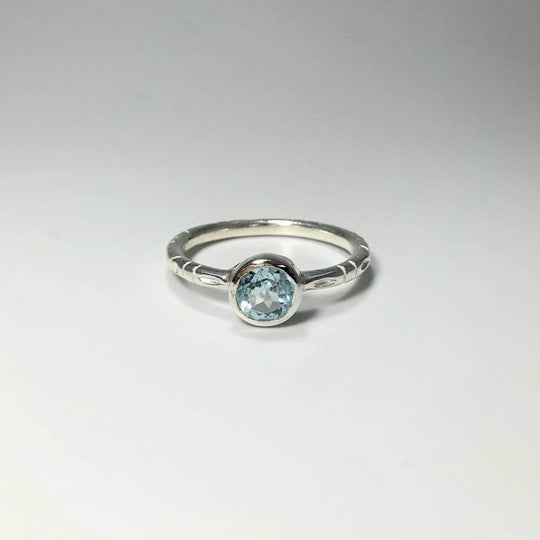 Blue Topaz Ring-Rocks and Gems Canada