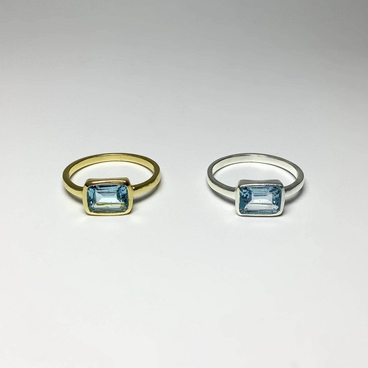 Blue Topaz Ring-Rocks and Gems Canada