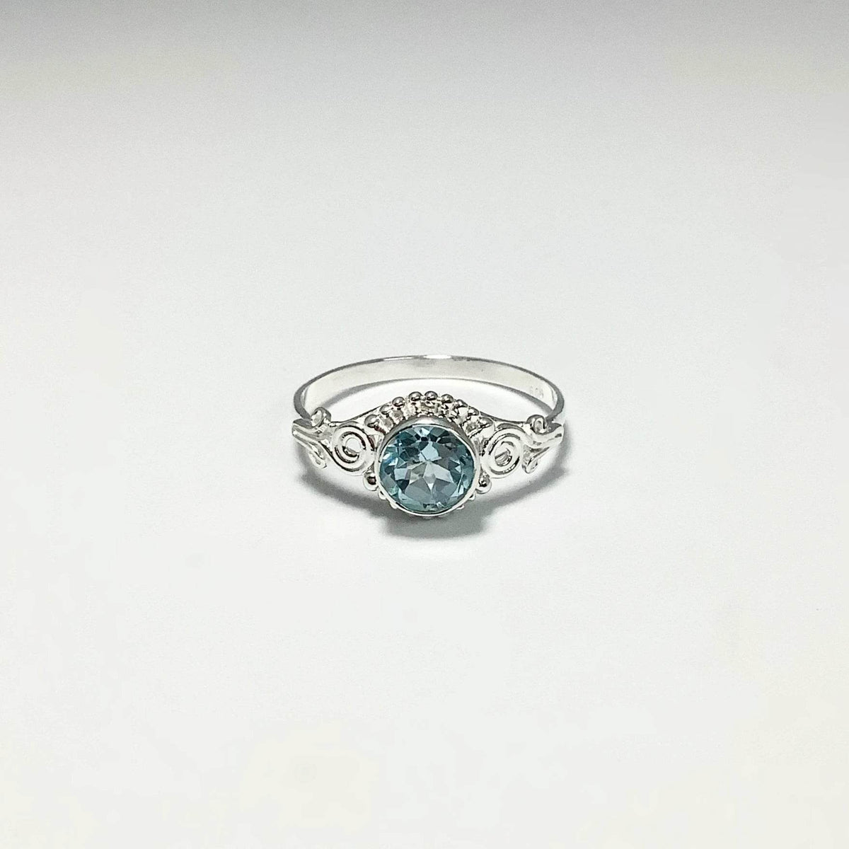 Blue Topaz Ring-Rocks and Gems Canada