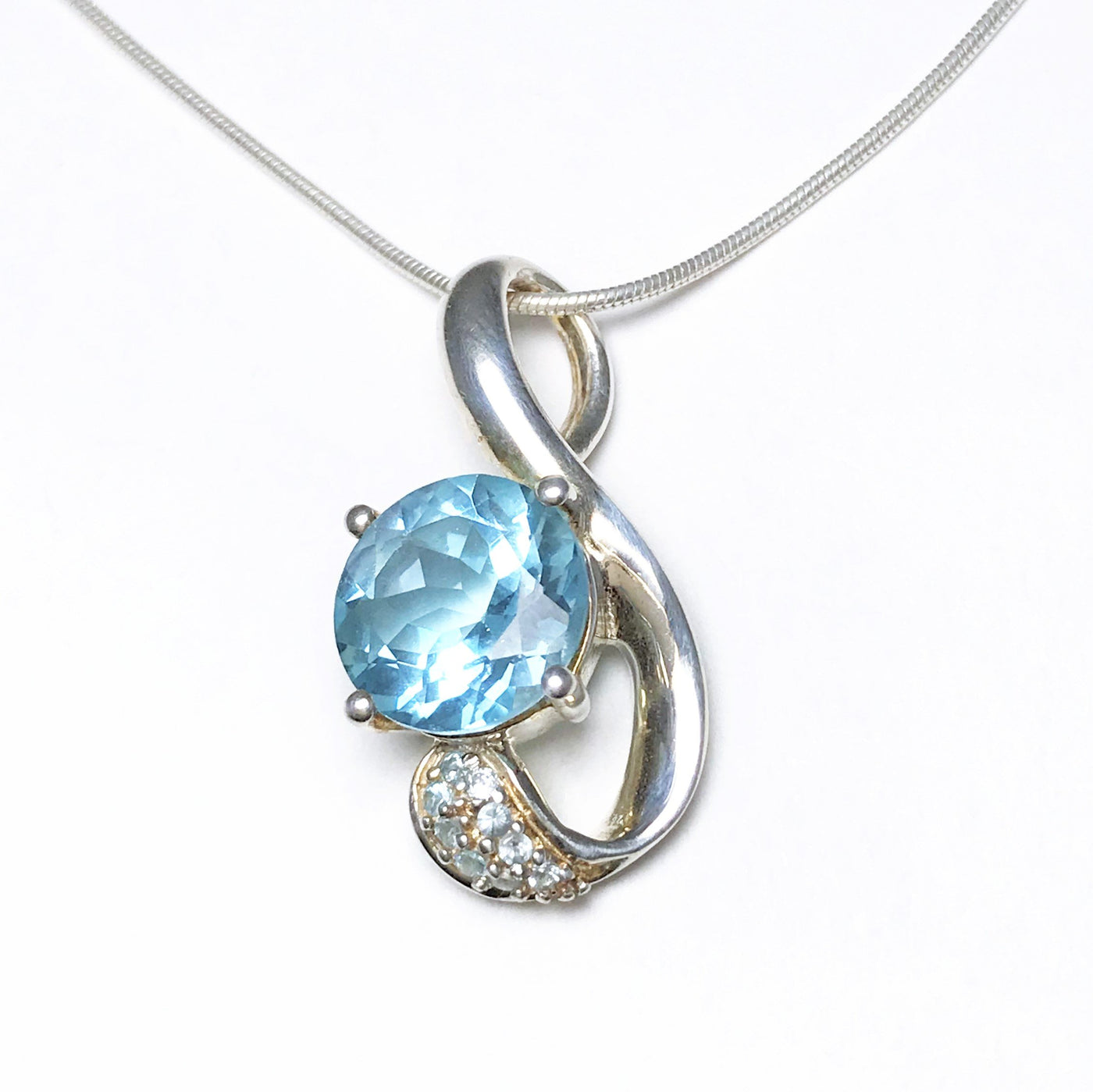 Blue Topaz Pendant