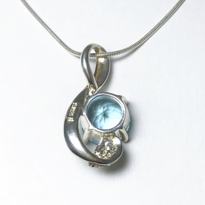 Blue Topaz Pendant