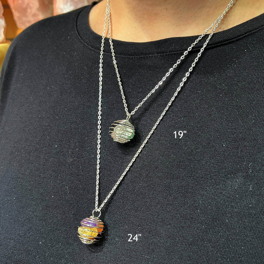 Build Your Own Chakra Healing Necklace Kit-Rocks and Gems Canada