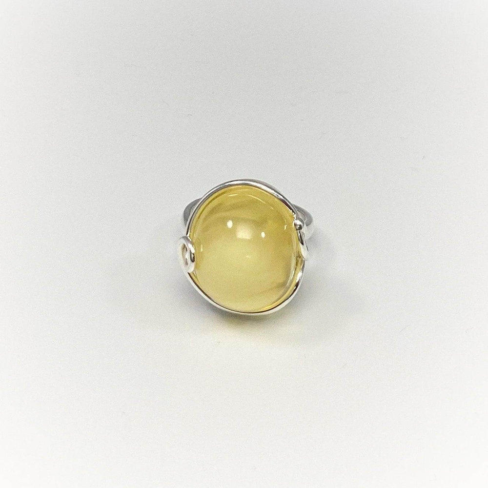 Butterscotch Amber Ring-Rocks and Gems Canada