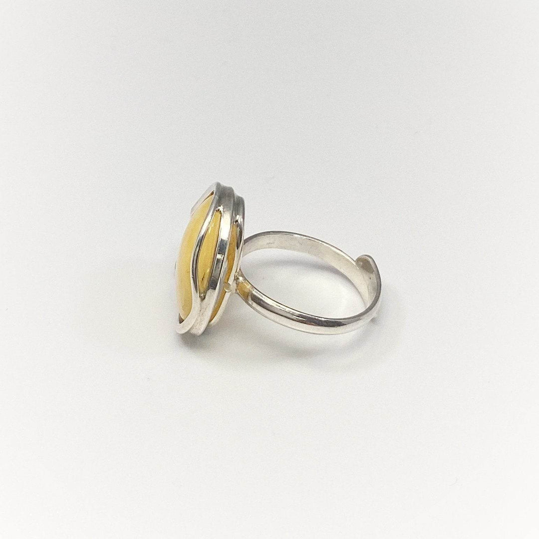Butterscotch Amber Ring-Rocks and Gems Canada