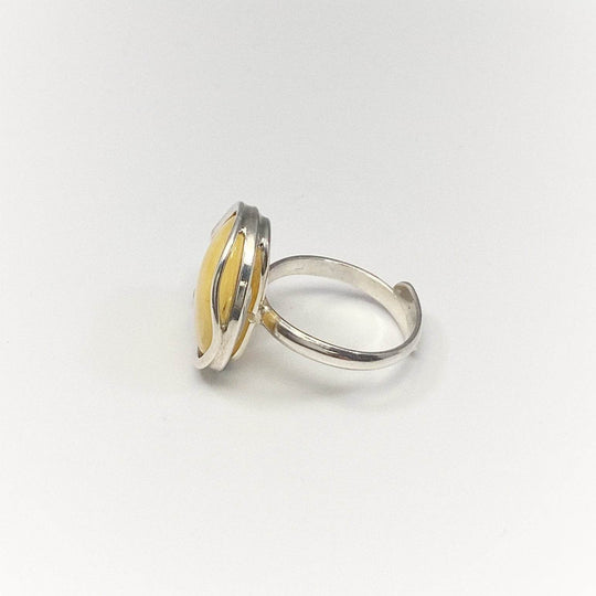 Butterscotch Amber Ring-Rocks and Gems Canada