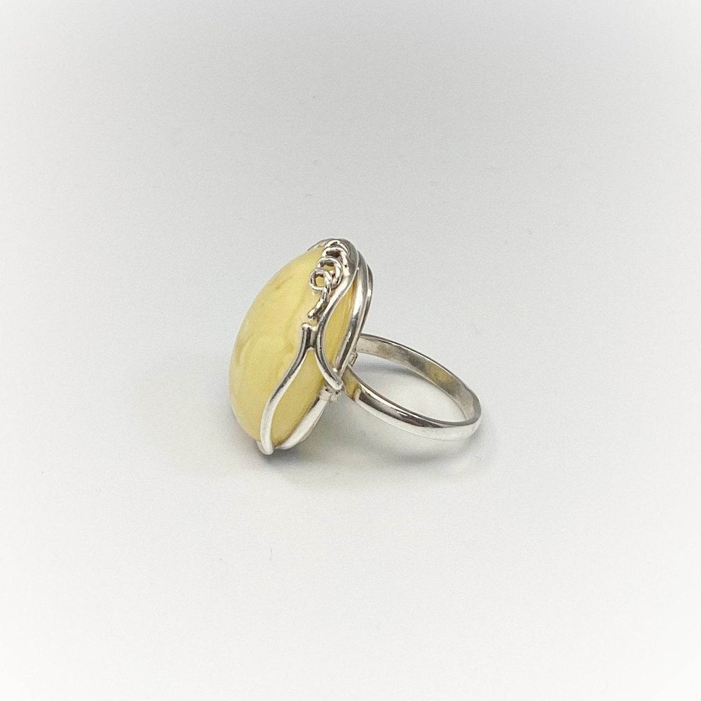 Butterscotch Amber Ring-Rocks and Gems Canada