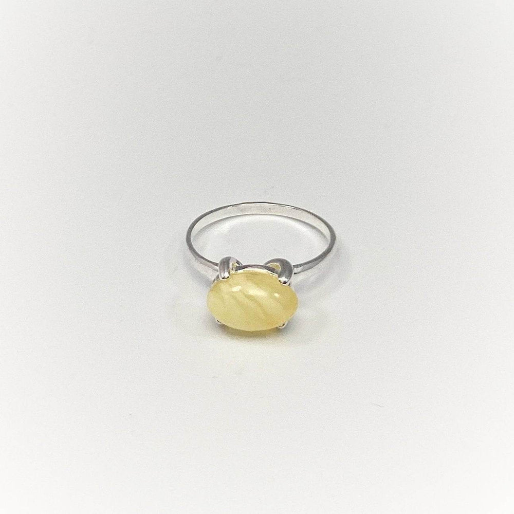 Butterscotch Amber Ring-Rocks and Gems Canada