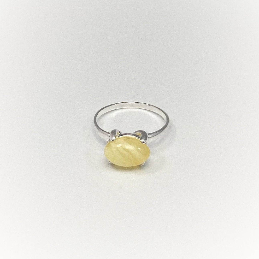 Butterscotch Amber Ring-Rocks and Gems Canada
