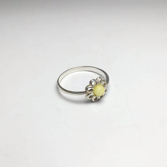 Butterscotch Amber Ring-Rocks and Gems Canada