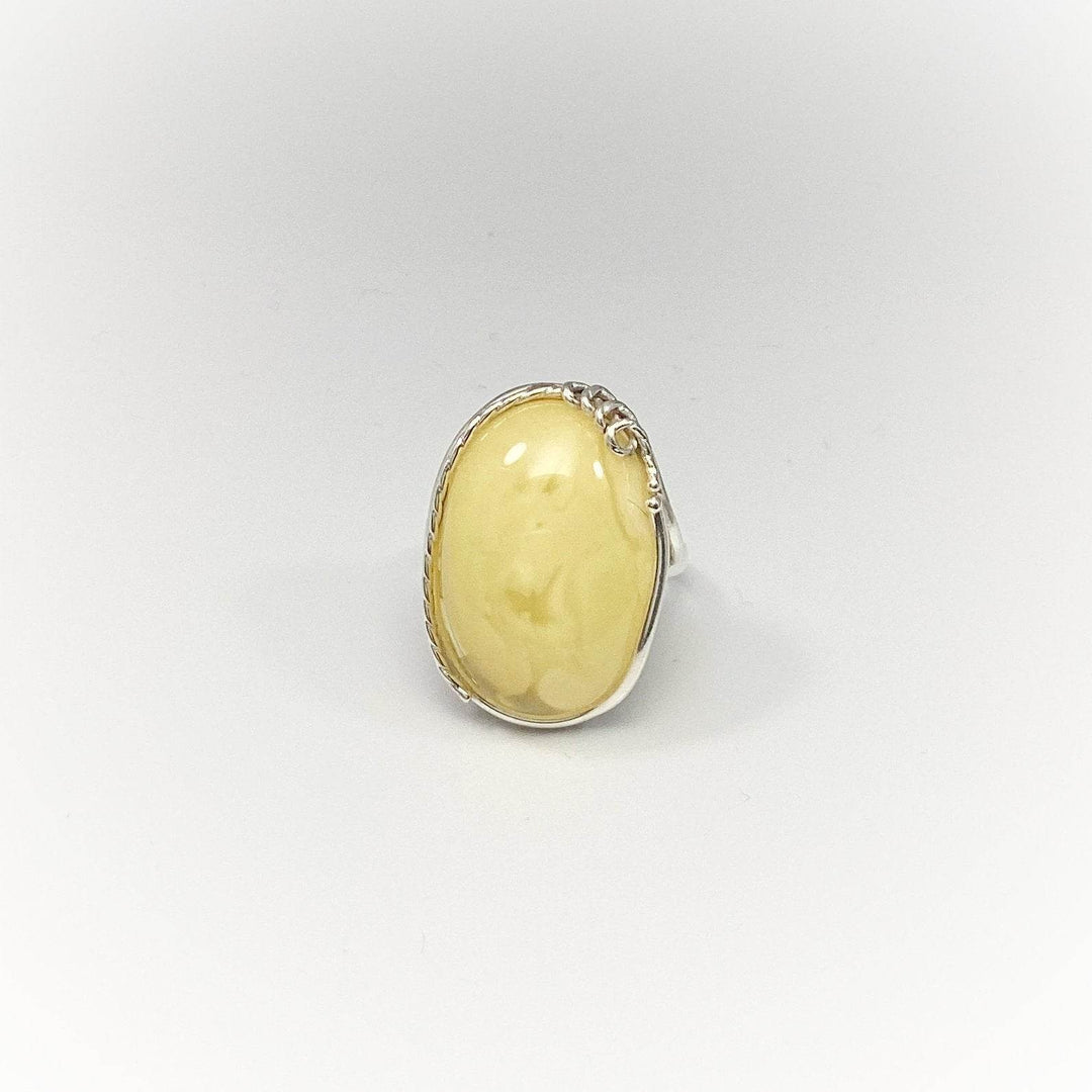 Butterscotch Amber Ring-Rocks and Gems Canada