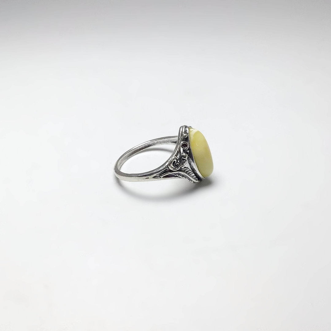 Butterscotch Amber Ring-Rocks and Gems Canada