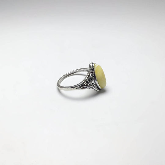 Butterscotch Amber Ring-Rocks and Gems Canada