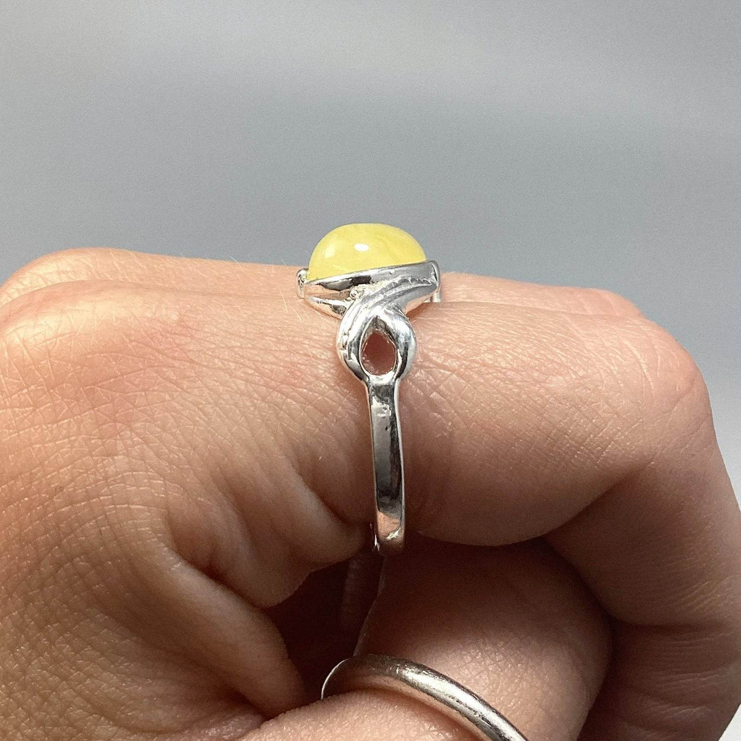 Butterscotch Amber Ring-Rocks and Gems Canada